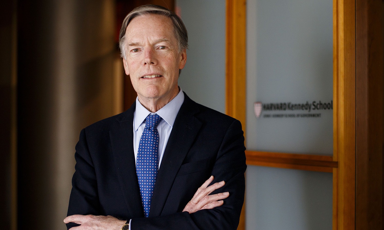 U.S. Ambassador Nicholas Burns poses for a photo