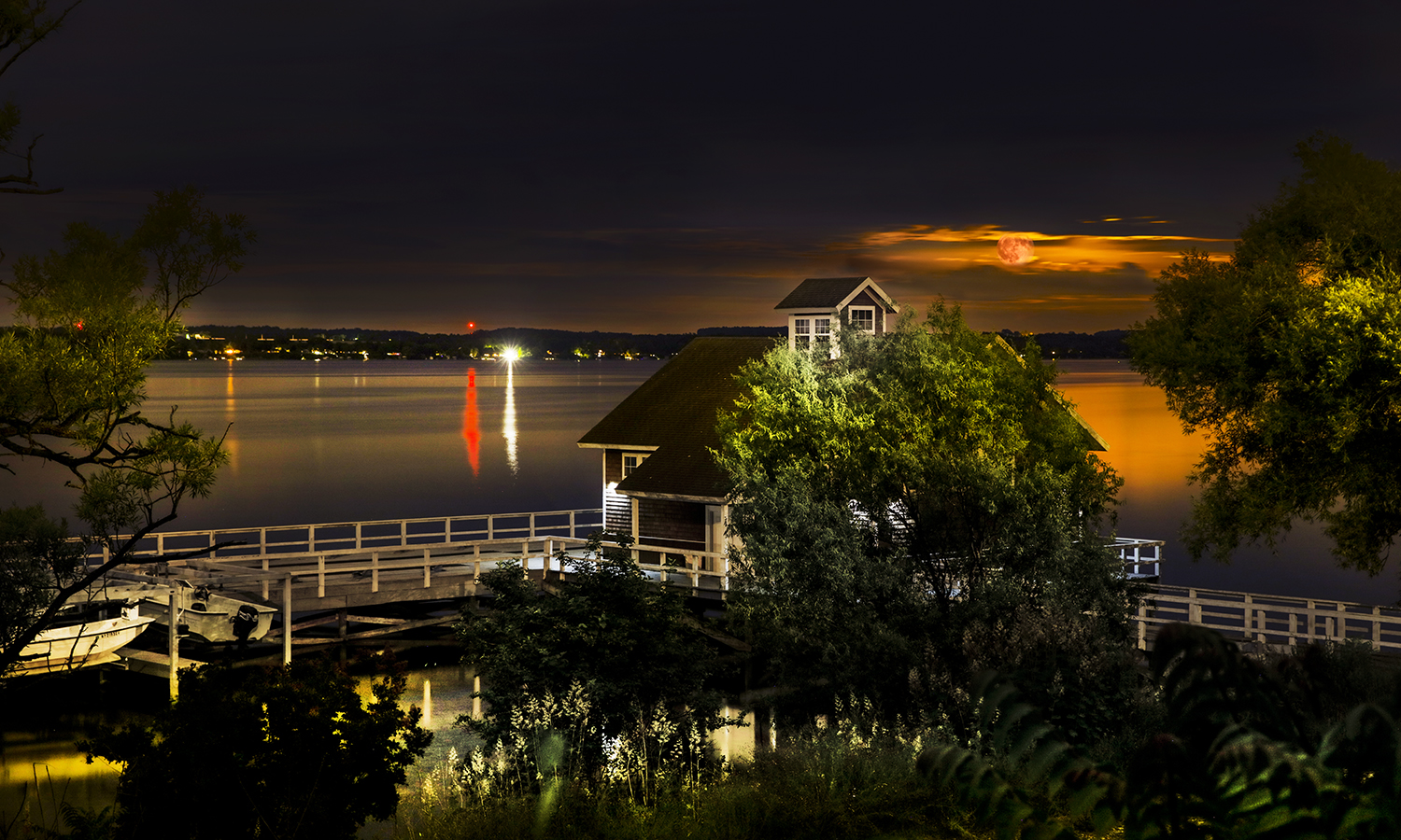 In this special edition of TWIP, we showcase the sweeping vistas of the FLX Region through photographs taken by Chief Photographer Kevin Colton. Here, the Buck Moon shines over Seneca Lake and the Bozzuto Boathouse.