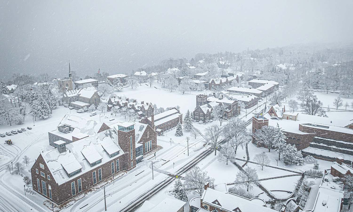 In a special year-end edition of This Week in Photos, we selected one photo to encapsulate each month of the year. In early January, campus was blanketed with snow.