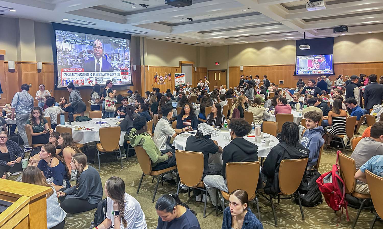 Election night watch party