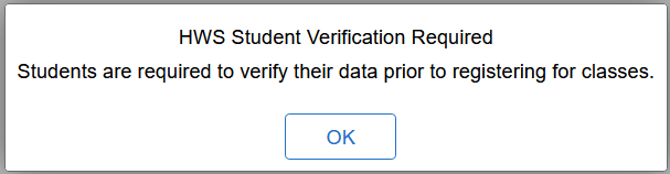 Student Data Verification